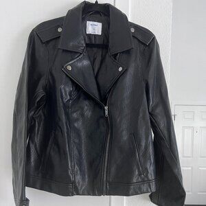 CLOSE OUT SALE: Old Navy Faux Leather Moto Jacket Never Worn - Size Medium